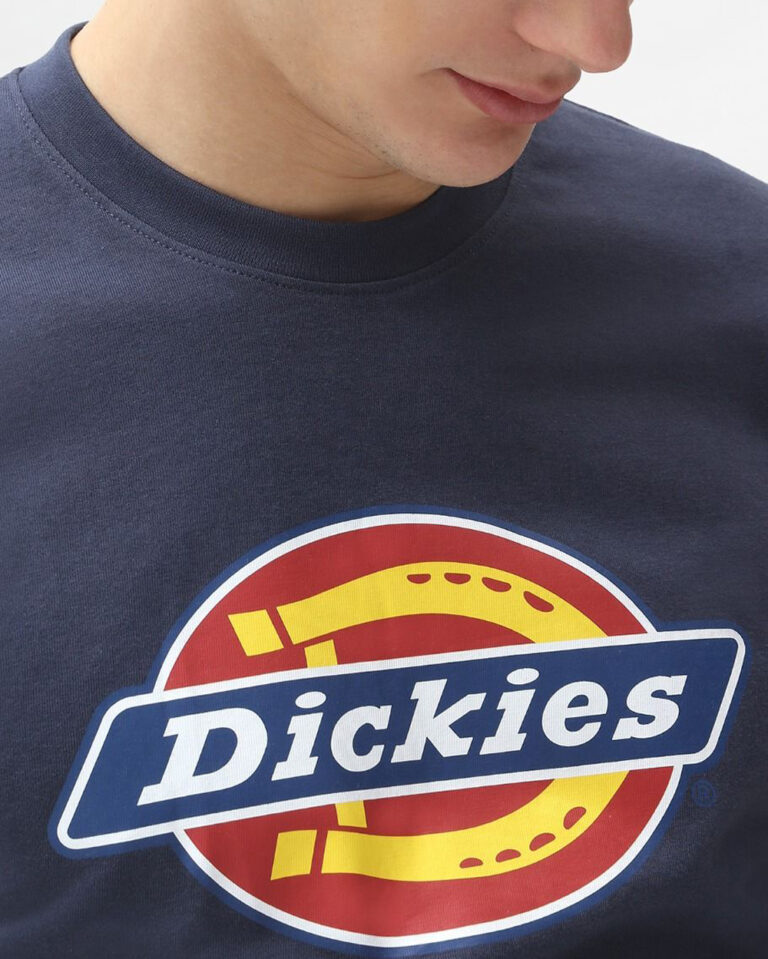 T-shirt Dickies ICON LOGO TEE Blu - Foto 2