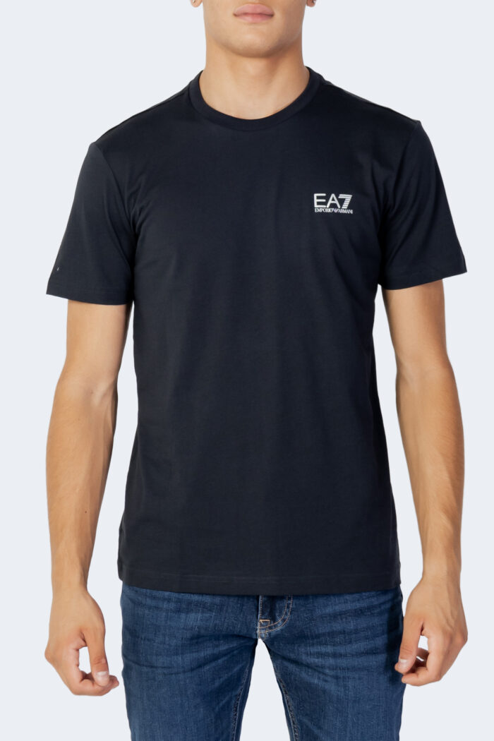 T-shirt Ea7 LOGO PICCOLO Blu – 81580