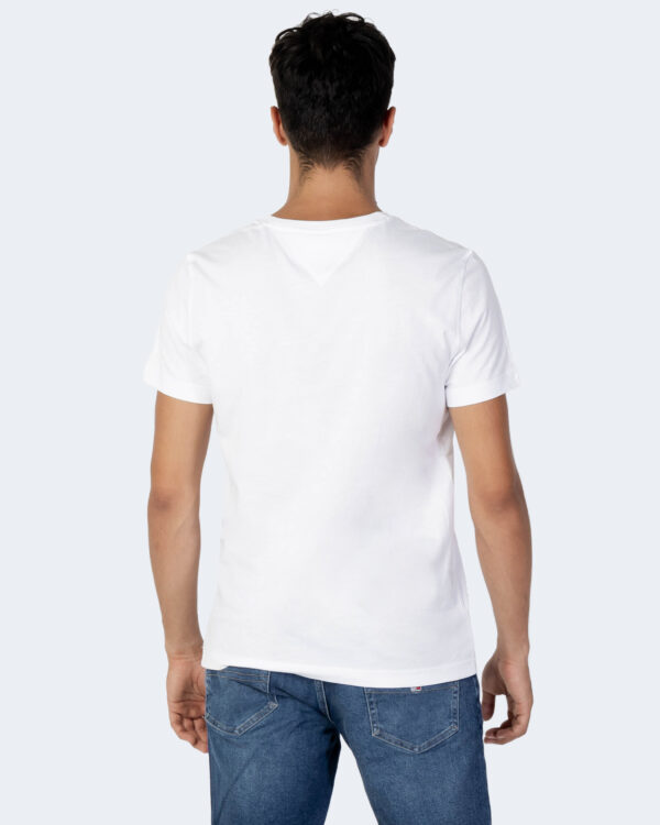 T-shirt Tommy Hilfiger Jeans TJM ORIGINAL JERSEY V NECK TEE Bianco - Foto 4