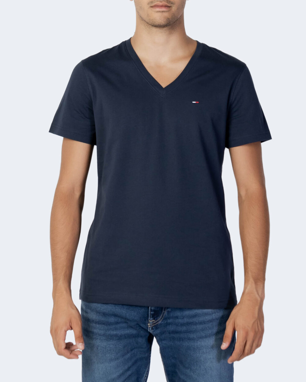 T-shirt Tommy Hilfiger Jeans TJM ORIGINAL JERSEY V NECK TEE Blu - Foto 1