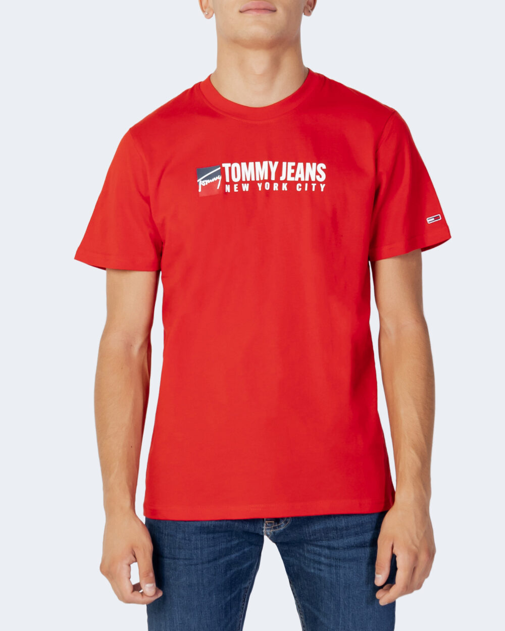 T-shirt Tommy Hilfiger Jeans TJM ENTRY ATHLETICS Rosso - Foto 1