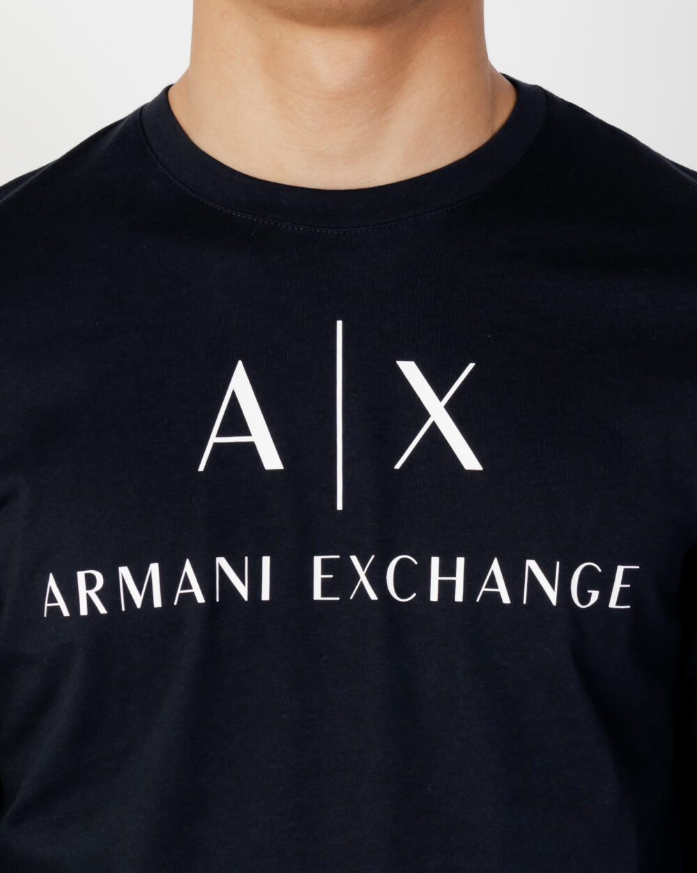 T-shirt manica lunga Armani Exchange  Blu - Foto 2