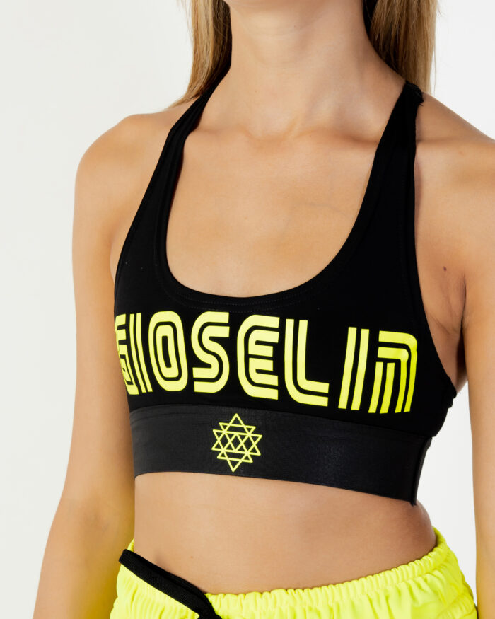 Top Gioselin CROP FITNESS Giallo fluo – 95466