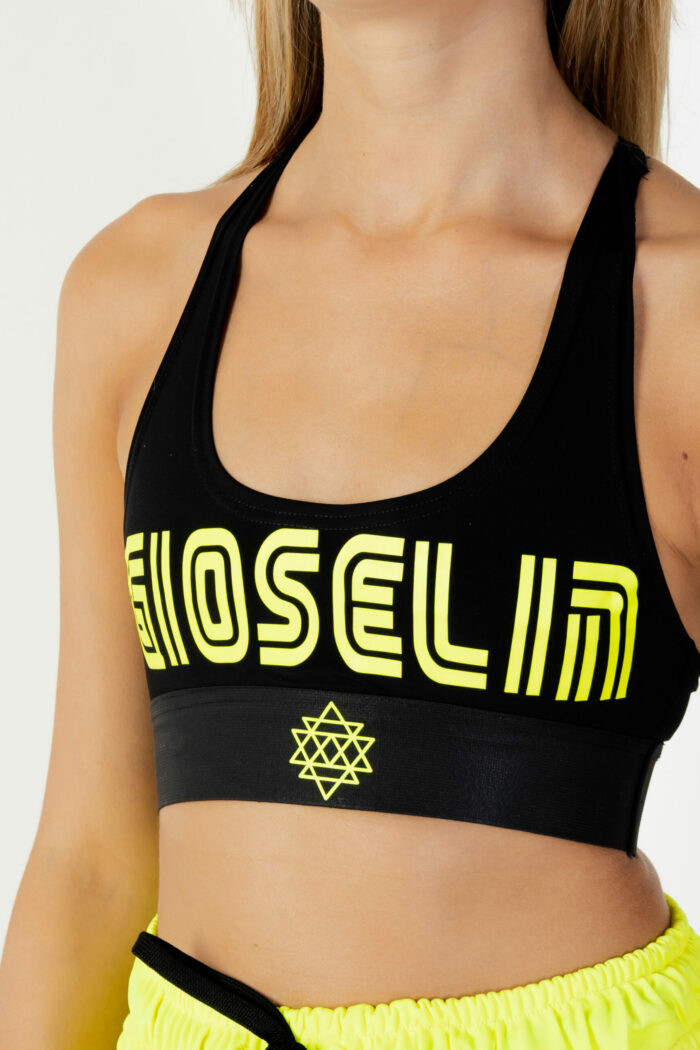 Top Gioselin CROP FITNESS Giallo fluo – 95466