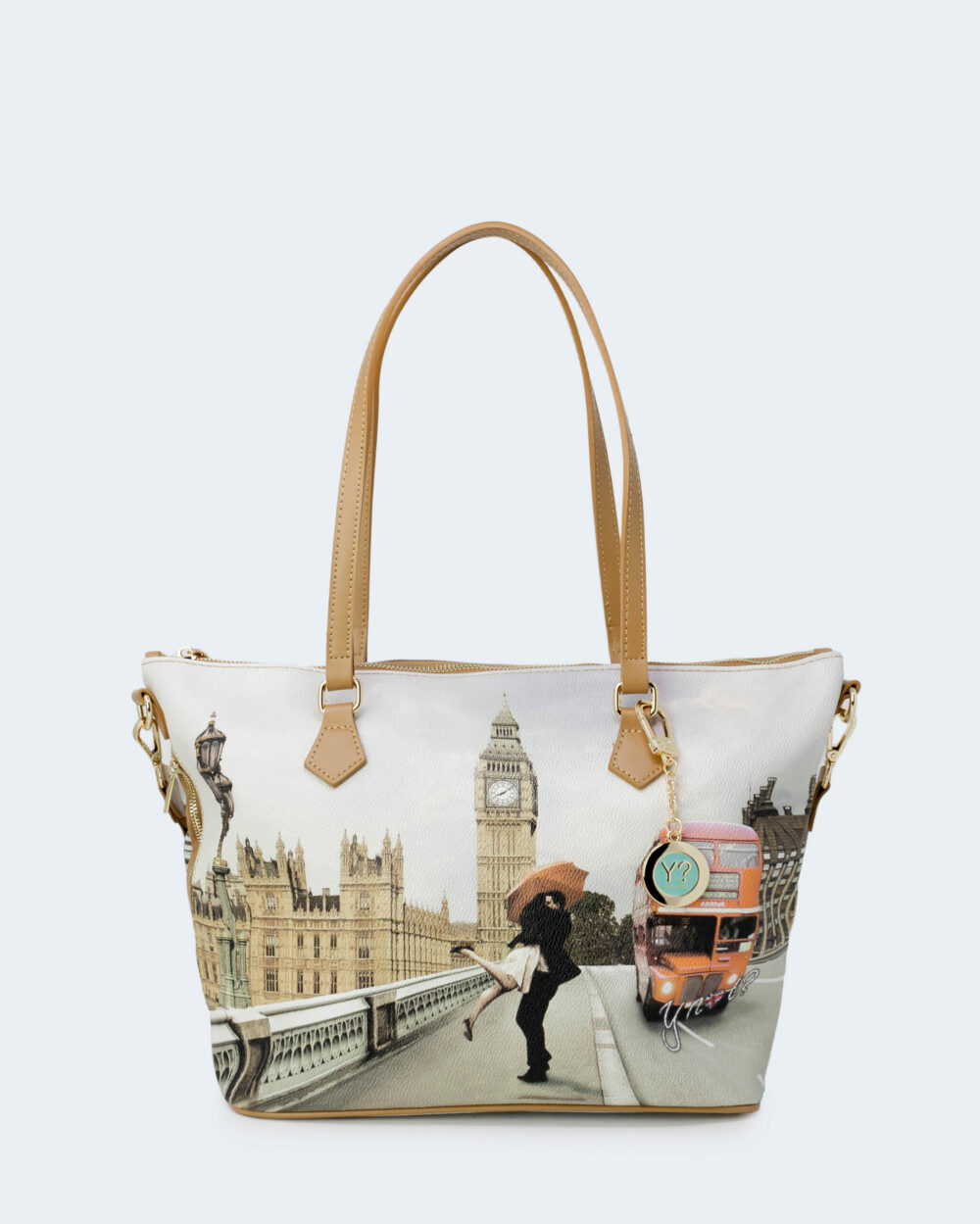 Borsa Y Not? SHOPPING BAG SMALL London Love - Foto 1