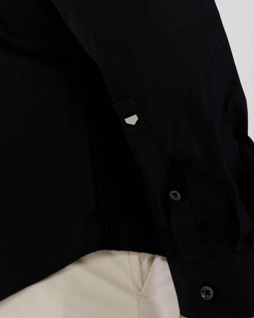 Camicia manica lunga Antony Morato SEOUL SLIM FIT Nero - Foto 4