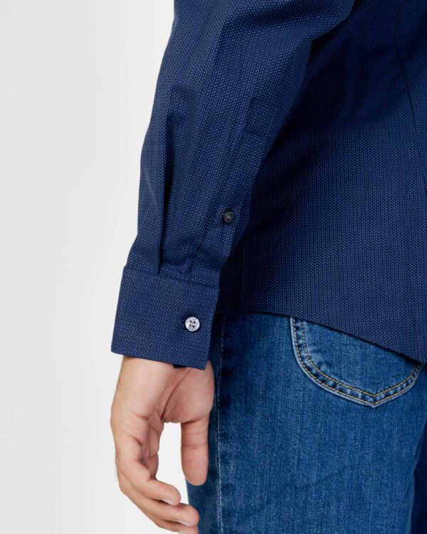 Camicia manica lunga Calvin Klein Jeans STAIN SHIELD DOT SLIM HP Blu - Foto 3