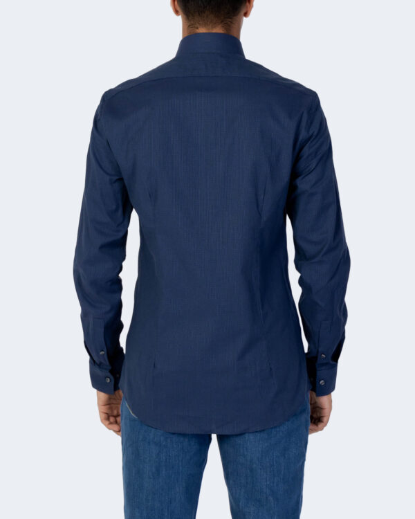 Camicia manica lunga Calvin Klein Jeans STAIN SHIELD DOT SLIM HP Blu - Foto 4