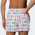 Costume da bagno Tommy Hilfiger Jeans SF SHORT DRAWSTRING-PRINT Bianco - Foto 4