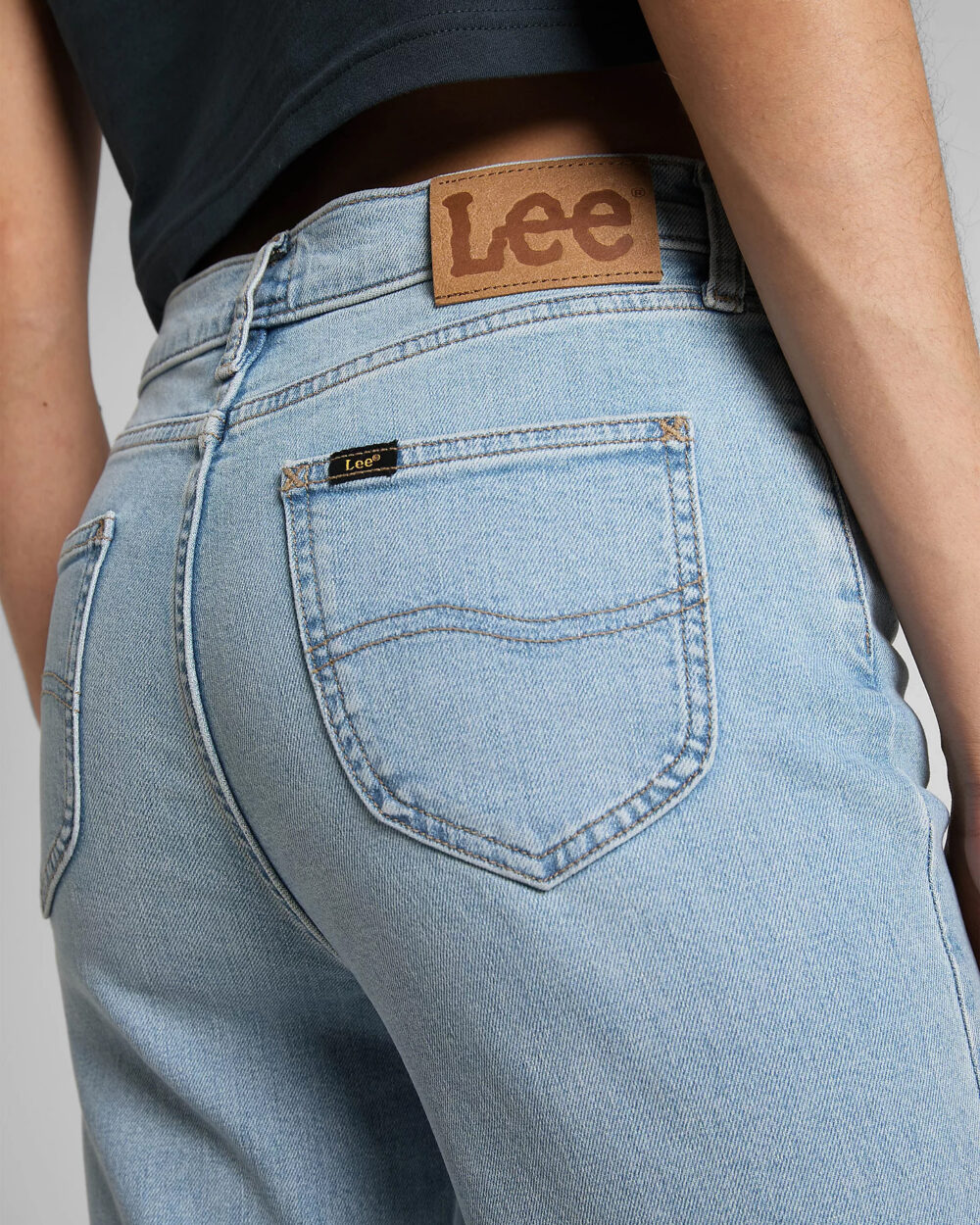 Jeans bootcut Lee SPLIT LEG FLARE Denim chiaro - Foto 4