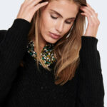 Maglione Jacqueline de Yong JDYNEW MEGAN L/S PULLOVER KNT NOOS Nero - Foto 2