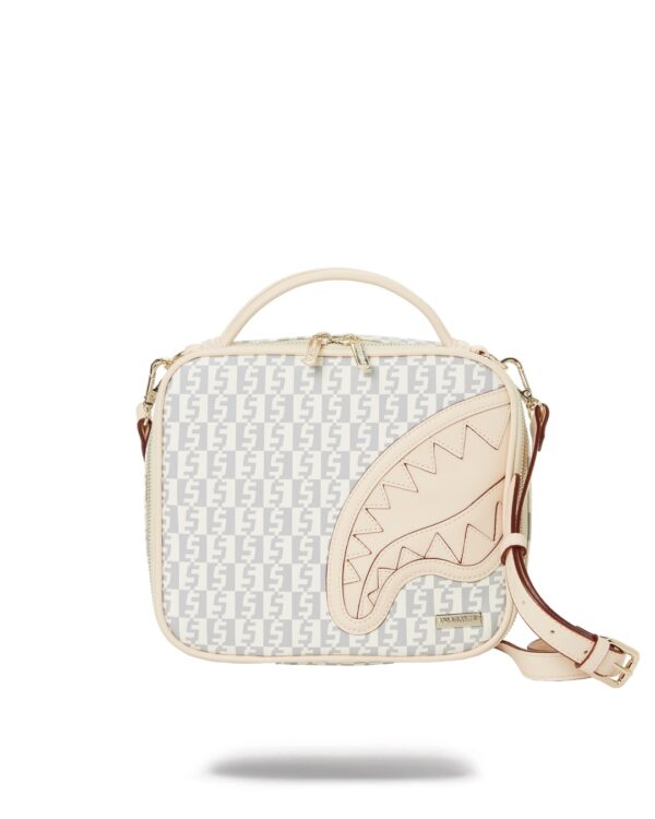Pochette e beauty Sprayground ROSE MONEY CHECKERED TOILETRY WITH STRAP 910B4539NSZ Panna - Foto 1