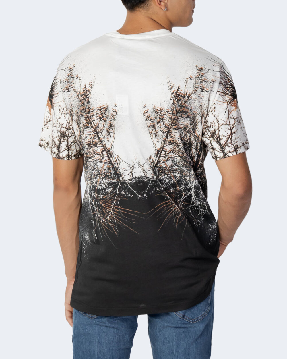 T-shirt Antony Morato T-SHIRT REGULAR FIT IN COTONE Crema - Foto 3