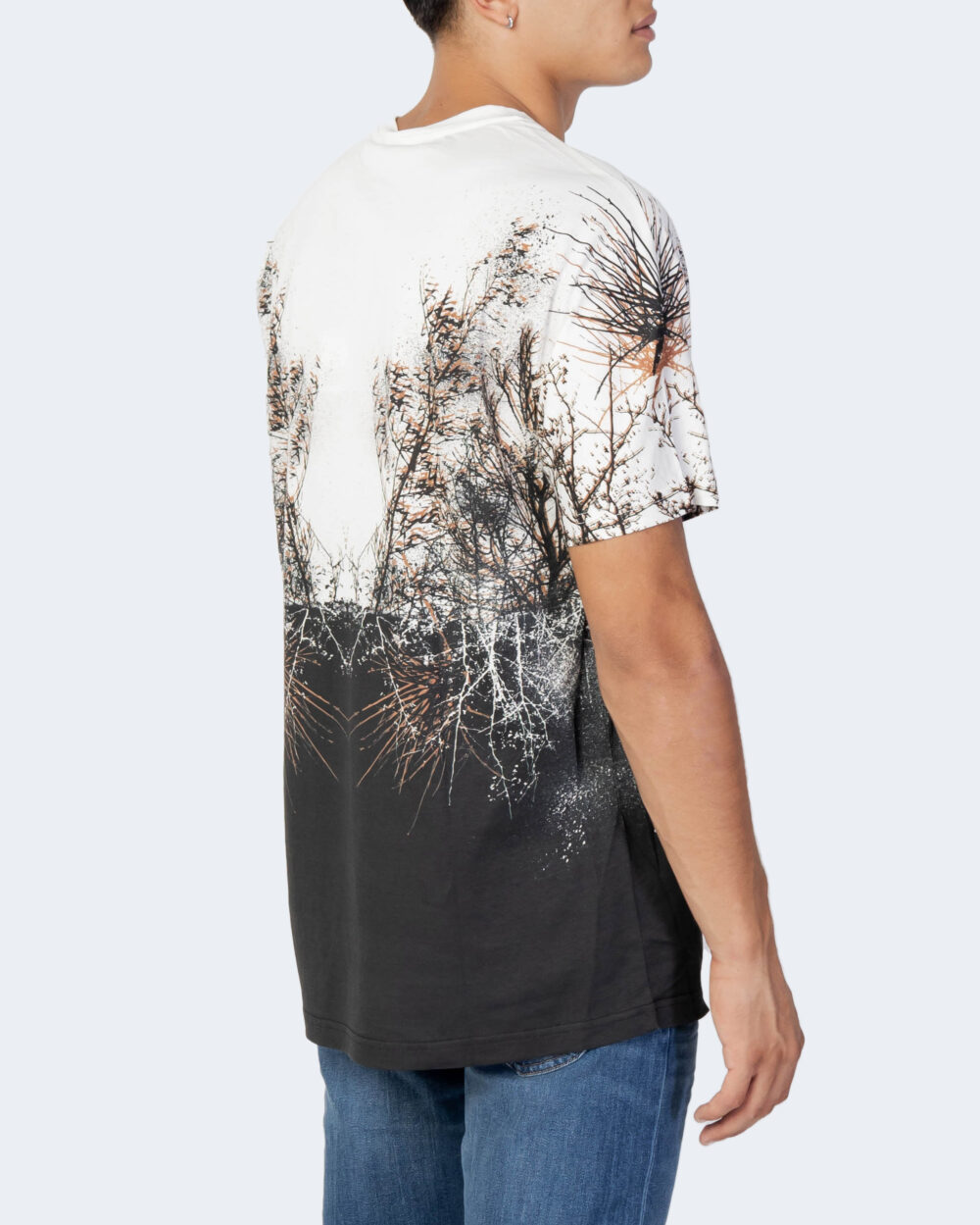 T-shirt Antony Morato T-SHIRT REGULAR FIT IN COTONE Crema - Foto 4
