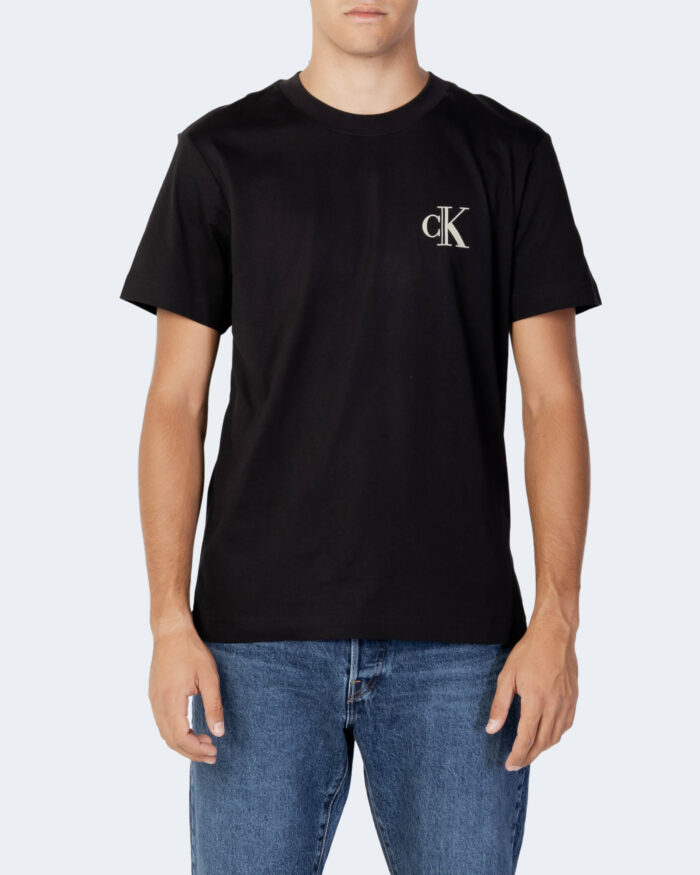 T-shirt Calvin Klein HIGH SHINE CK INSTIT Nero – 91486
