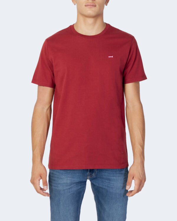 T-shirt Levi's® SS ORIGINAL HM TEE - BRICK RED Mattone - Foto 1