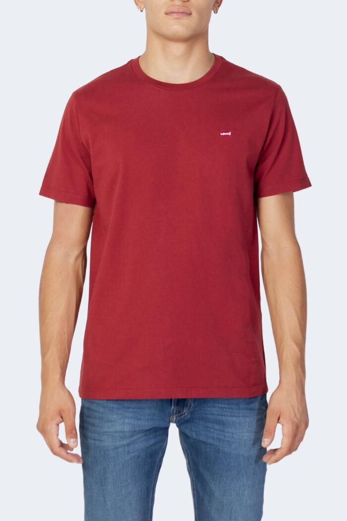 T-shirt Levi’s® SS ORIGINAL HM TEE – BRICK RED Mattone – 96021