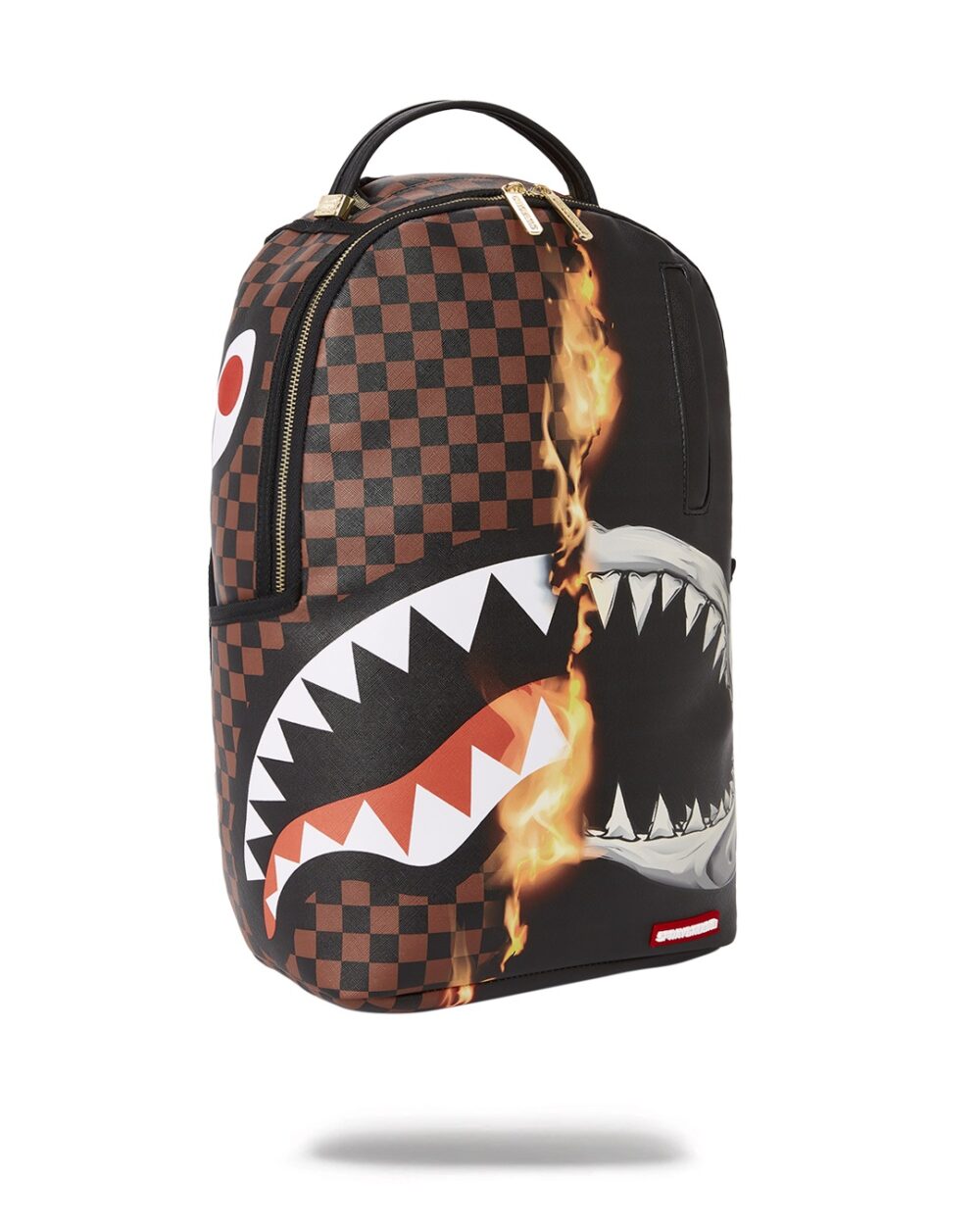 Zaino Sprayground BURNT SHARKS IN PARIS DLX BACKPACK 910B3460NSZ Nero - Foto 3