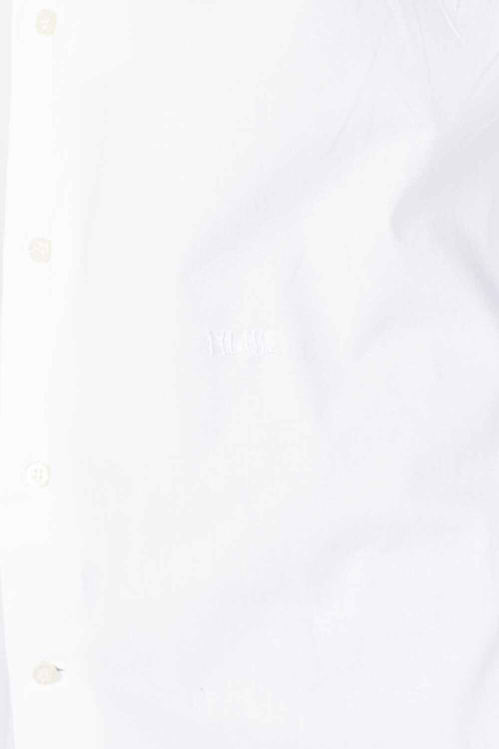 Camicia manica lunga Alviero Martini Prima Classe SLIM C/TOPPE Bianco - Foto 3