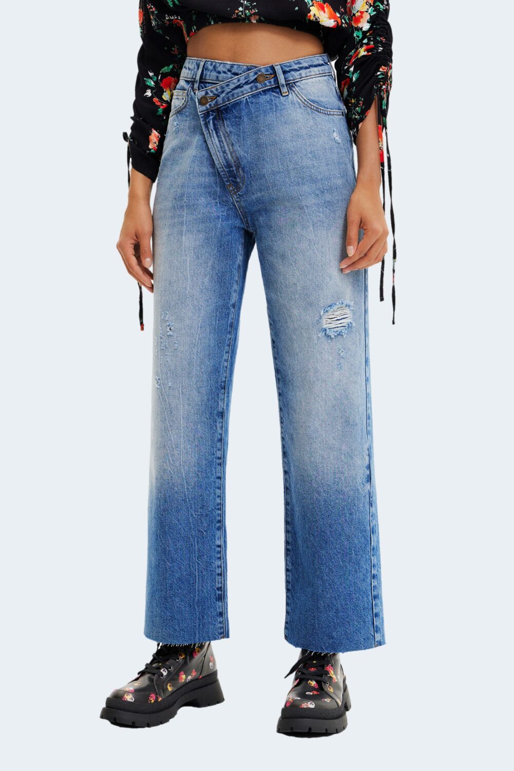 Jeans baggy Desigual DENIM LEVADU Denim - Foto 1