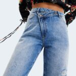 Jeans baggy Desigual DENIM LEVADU Denim - Foto 2