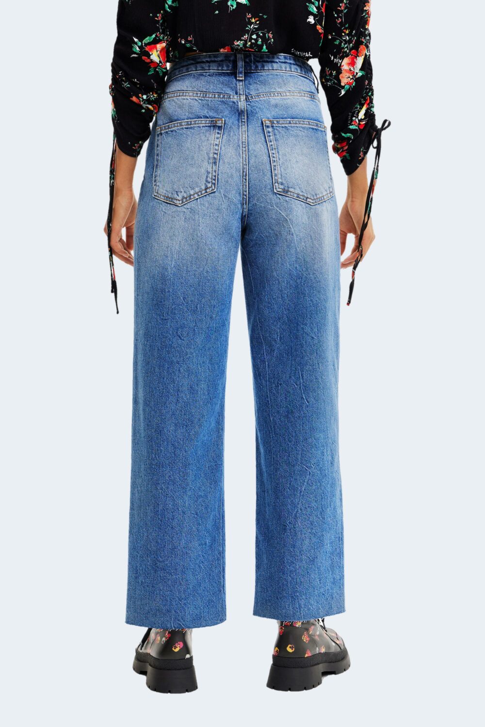 Jeans baggy Desigual DENIM LEVADU Denim - Foto 3