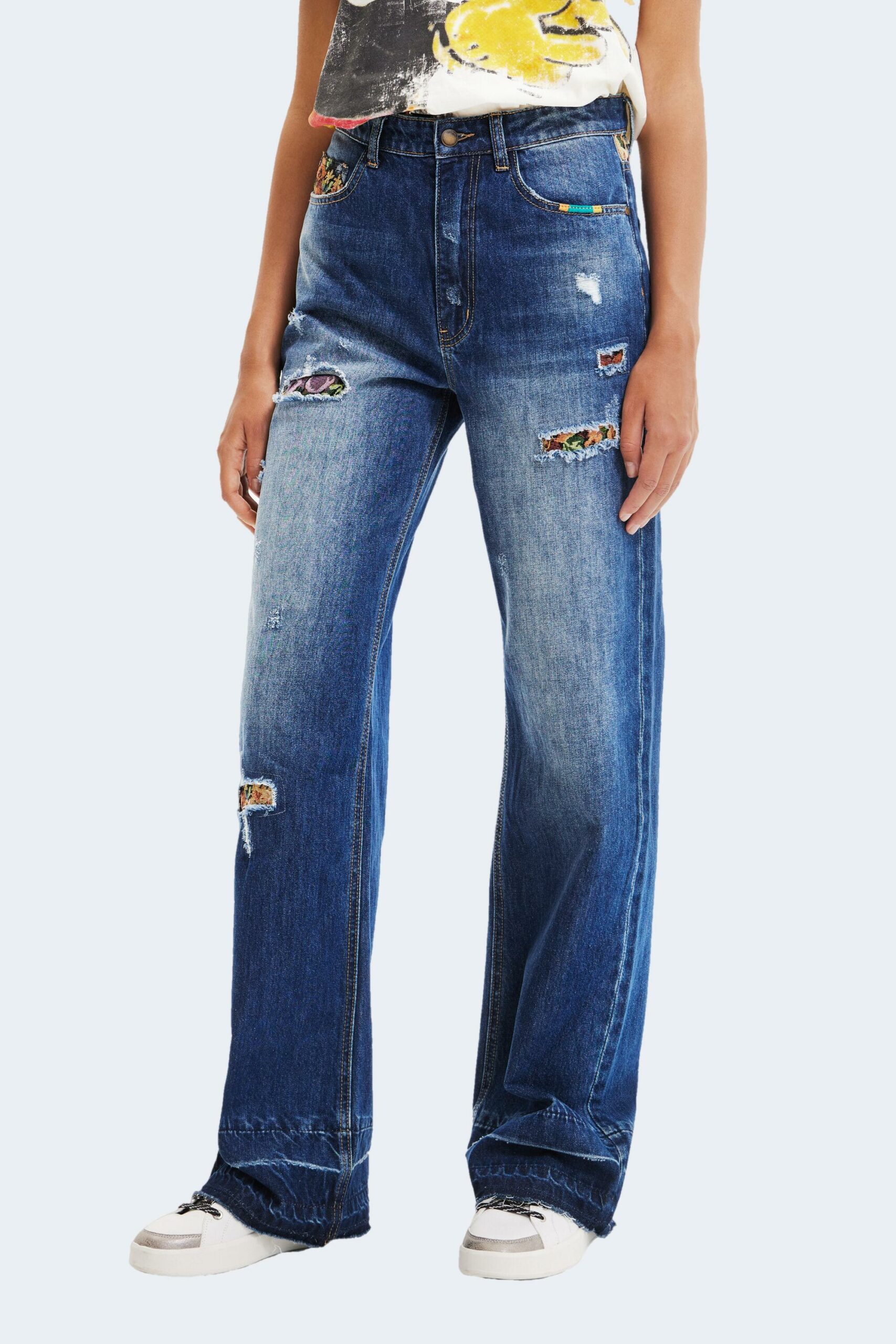 Jeans larghi Desigual DENIM XENIA Denim – 92268
