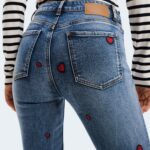 Jeans skinny Desigual DENIM AMORE Denim - Foto 4