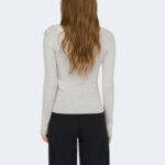 Maglia Jacqueline de Yong JDYBODILLA YSLA L/S REVS. GLIT  PULL KNT Argento - Foto 4