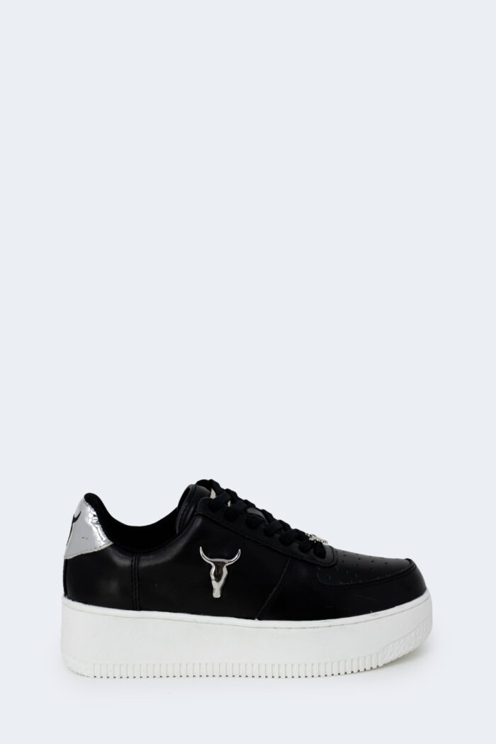 Sneakers Windsor Smith BLACK+SILVER Nero
