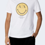 T-shirt Armani Exchange LOGO SMILE Bianco - Foto 1