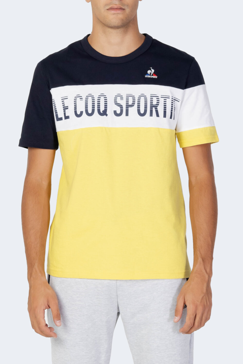 T-shirt LE COQ SPORTIF LOGO DISSOLVENZA Blu - Foto 1