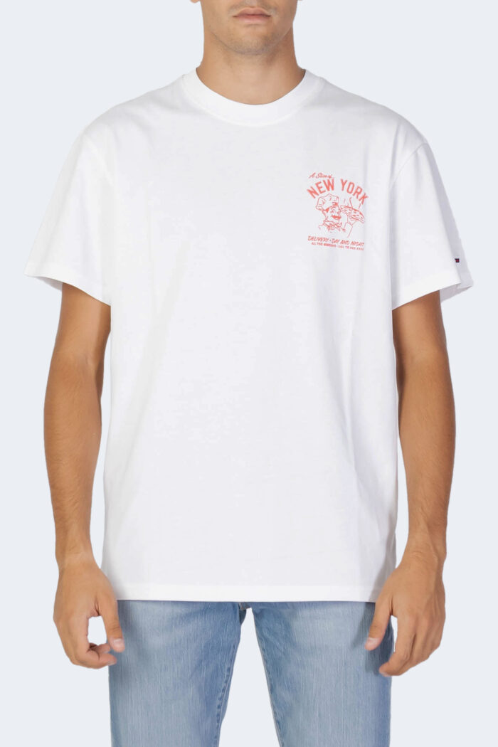 T-shirt Tommy Hilfiger TJM TJ BEST PIZZA TE Bianco – 91565