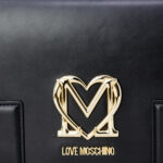 Borsa Love Moschino CRAFTSMAN PU Nero - Foto 5