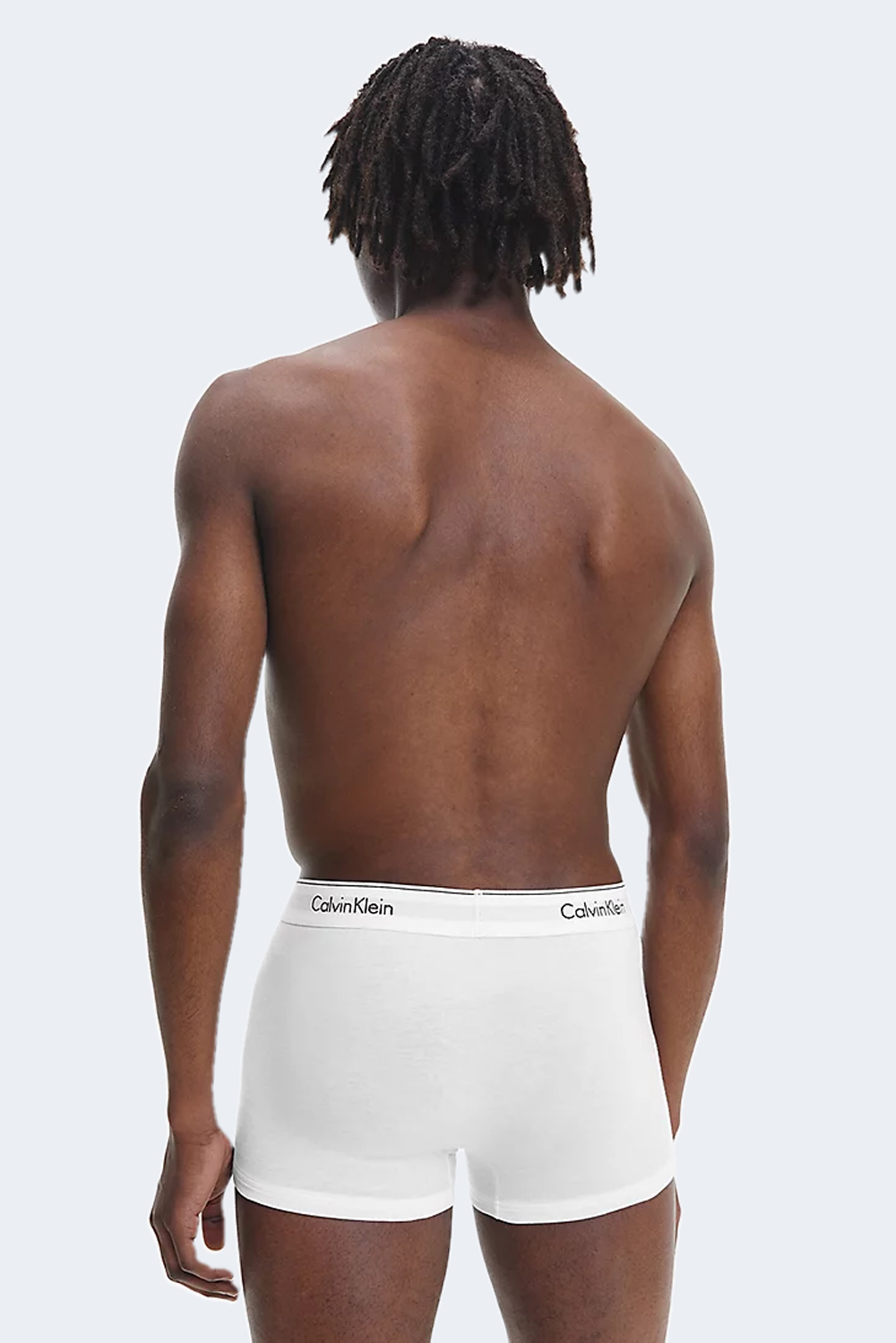 Boxer Calvin Klein Underwear TRUNK 3PK Bianco - Foto 4