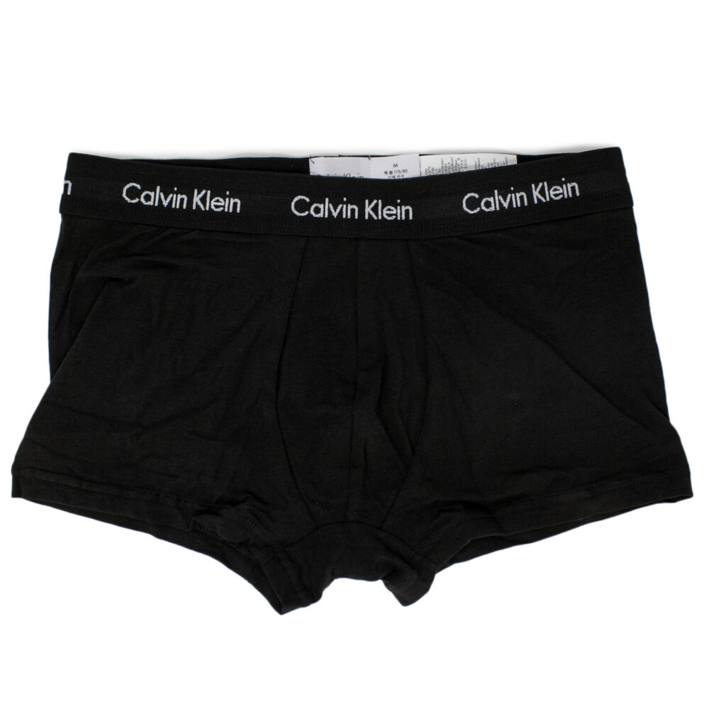 Boxer Calvin Klein Underwear LOW RISE TRUNK 3-PACK Nero - Foto 1