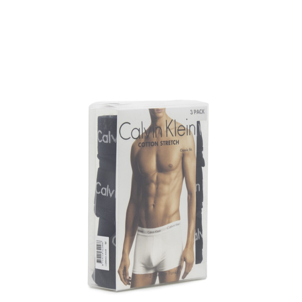 Boxer Calvin Klein Underwear LOW RISE TRUNK 3-PACK Nero - Foto 2