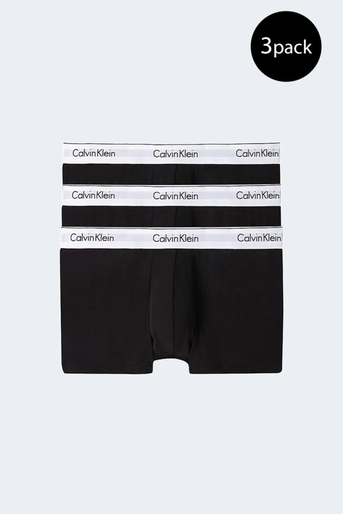 Boxer Calvin Klein Underwear TRUNK 3PK BLACK Nero – 98490