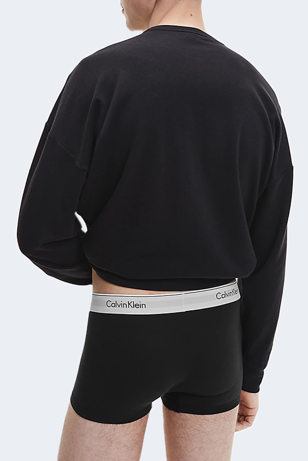 Boxer Calvin Klein Underwear TRUNK 3PK BLACK Nero - Foto 4