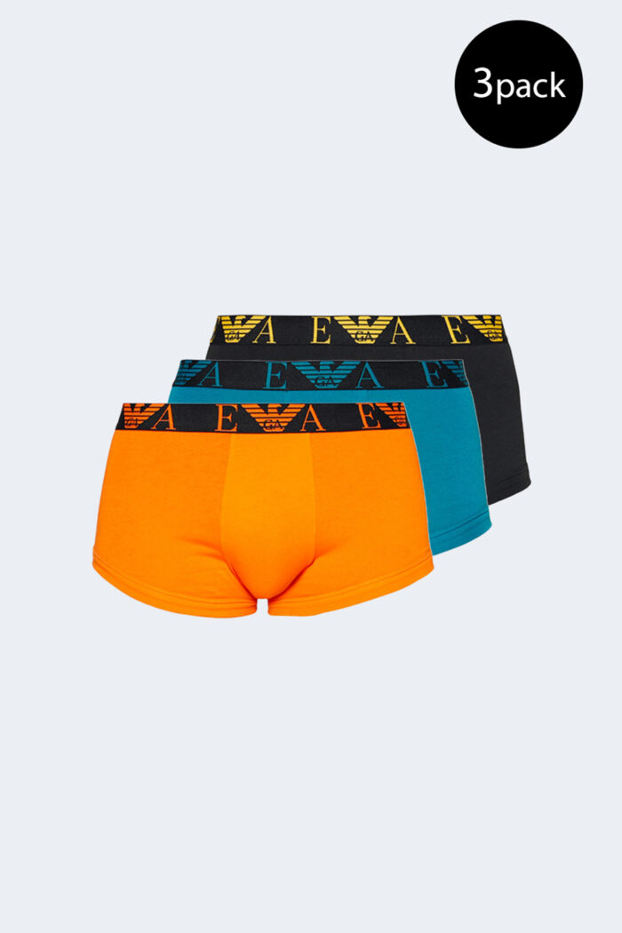Boxer Emporio Armani Underwear 3 PACK TRUNK Arancione – 97861