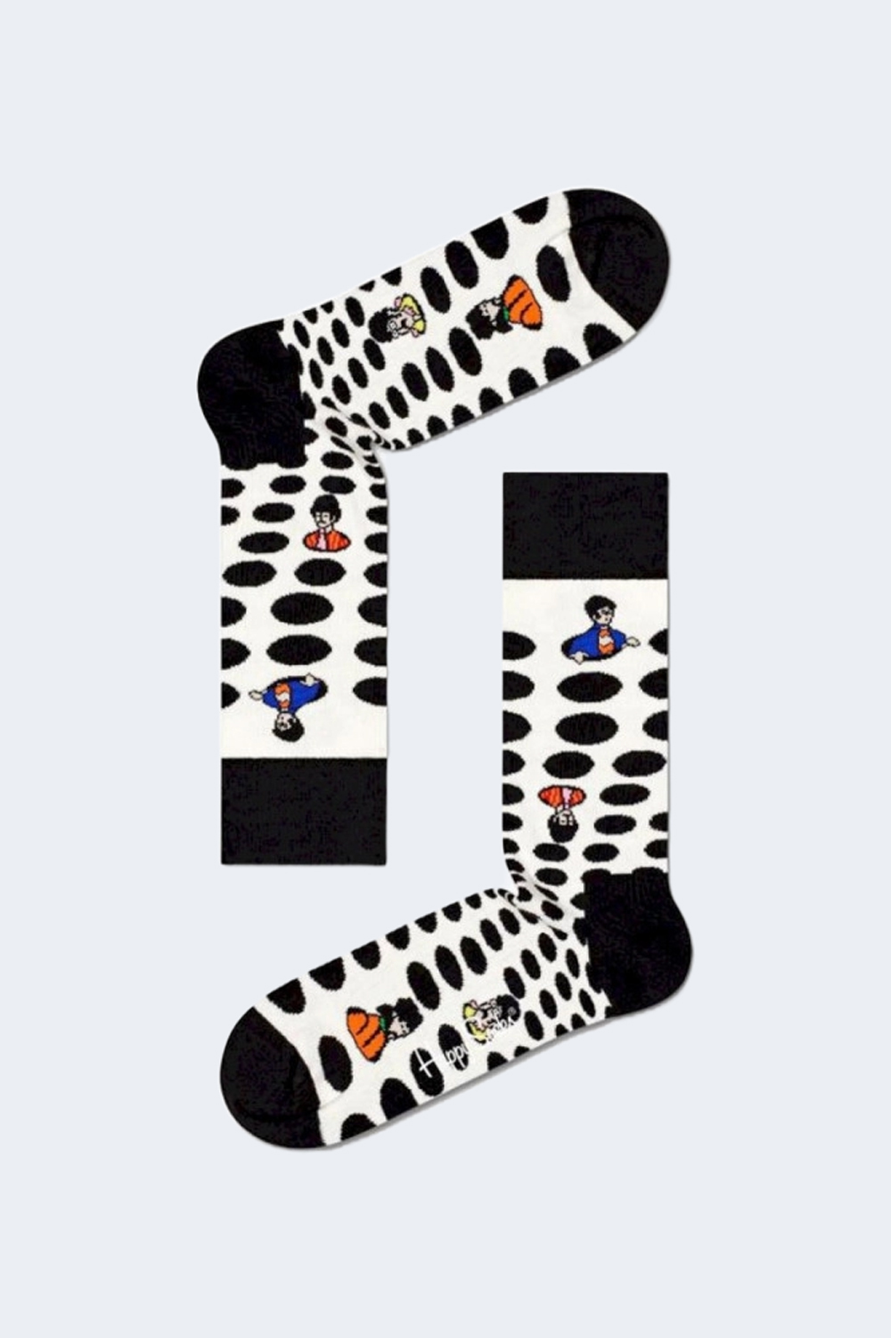 Calzini Happy Socks BEATLES DOTS SOCK Nero - Foto 1