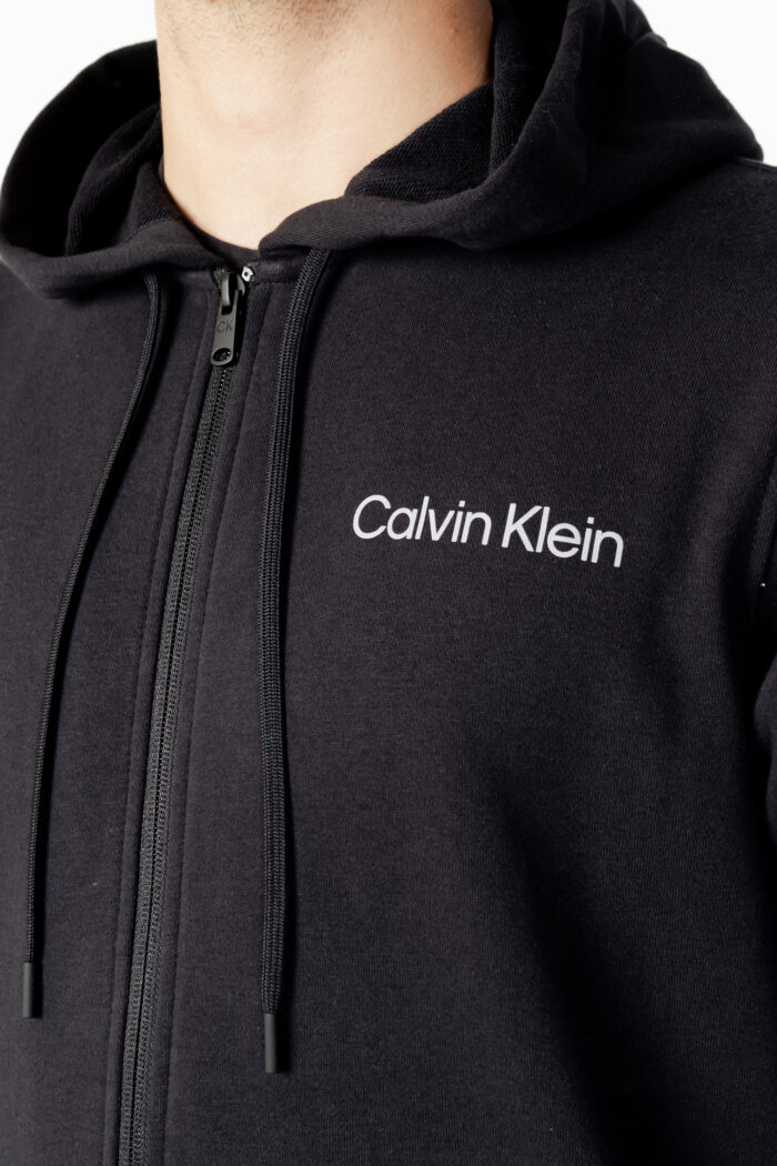 Felpa con cappuccio Calvin Klein Performance PW – FZ HOODIE Nero – 91441