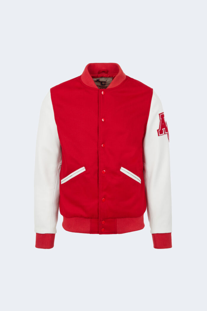 Giacchetto American College TEDDY VARSITY RED WHITE Rosso – 99583