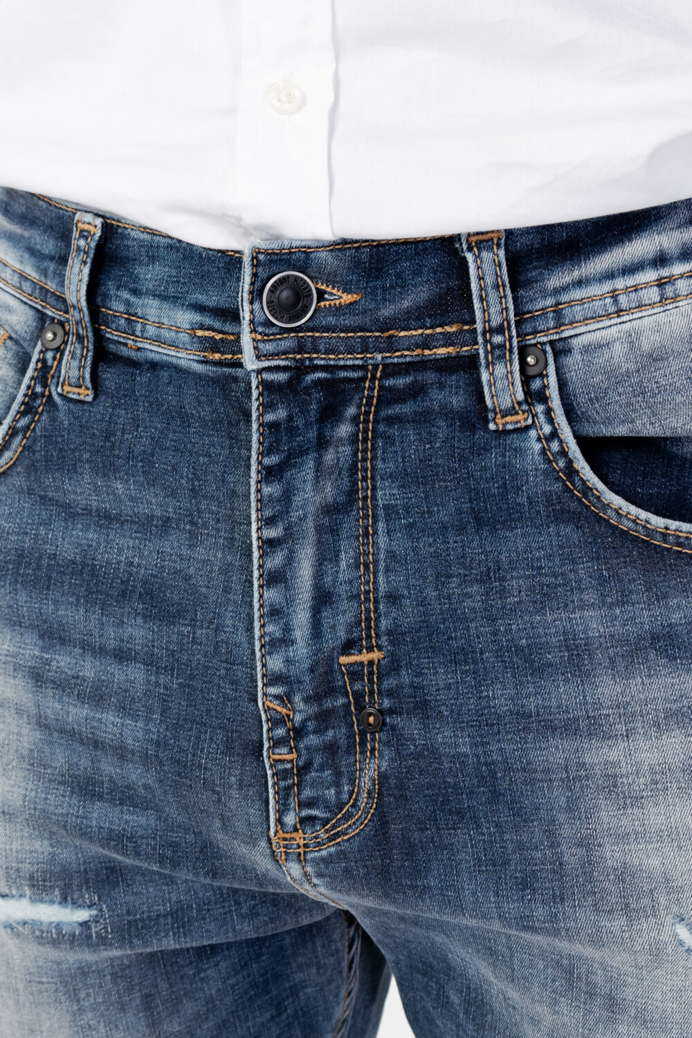 Jeans skinny Antony Morato CROPPED KARL Blue Denim - Foto 2