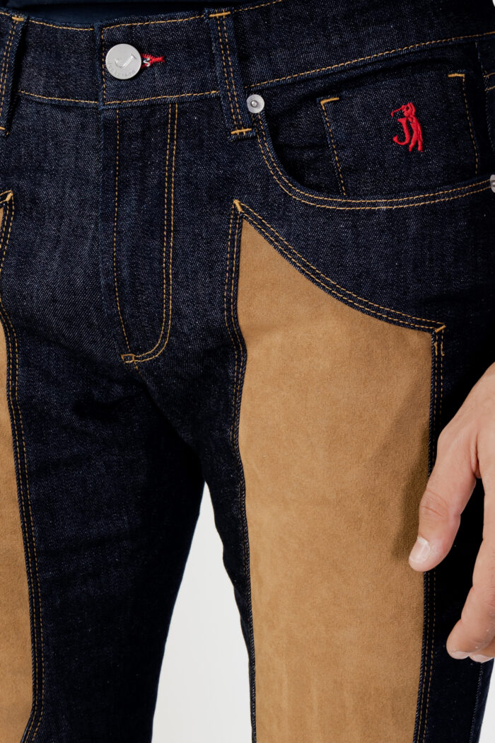 Jeans slim Jeckerson 5 POCKETS PATCH SLIM Denim scuro – 99609