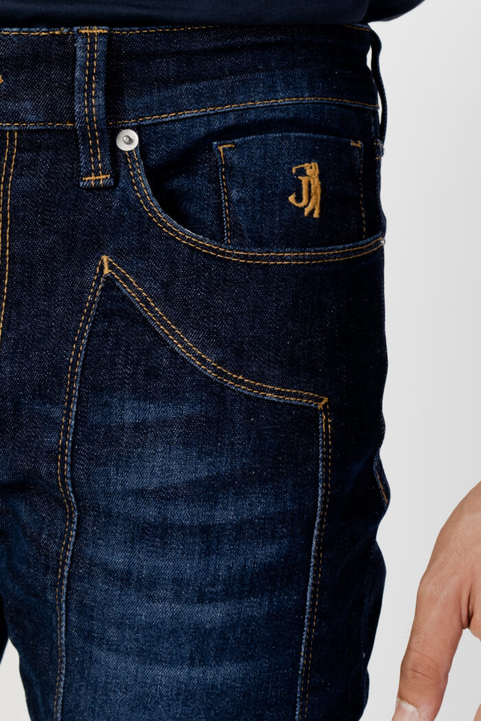 Jeans slim Jeckerson 5 POCKETS PATCH SLIM Denim scuro – 99590