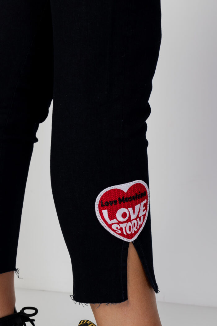 Jeans slim Love Moschino PATCH LOGO Blu – 99185