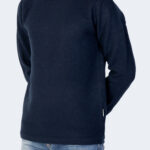 Maglia Selected SLHBELO LS KNIT CREW NECK W Blue scuro - Foto 1