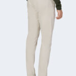 Pantaloni slim Borghese TINTA UNITA AR02 Beige chiaro - Foto 3
