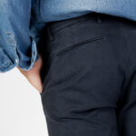 Pantaloni slim Borghese TINTA UNITA AR02 Blu - Foto 4